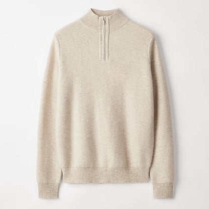 Wollen zip-up trui
