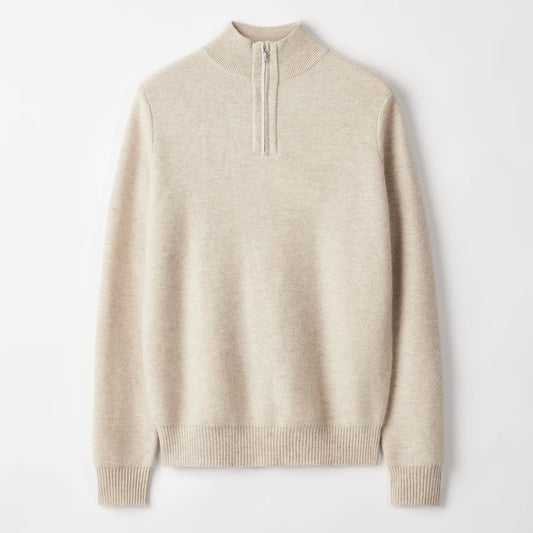 Wollen zip-up trui