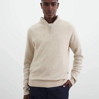 Wollen zip-up trui