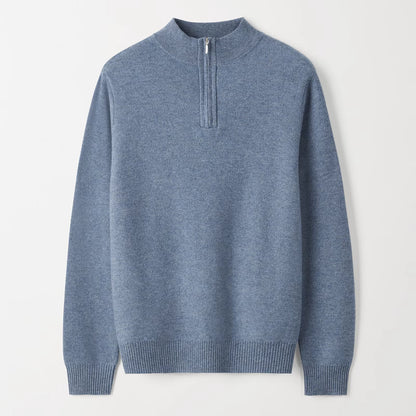 Wollen zip-up trui